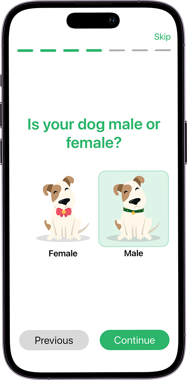 Step 1 app screenshot