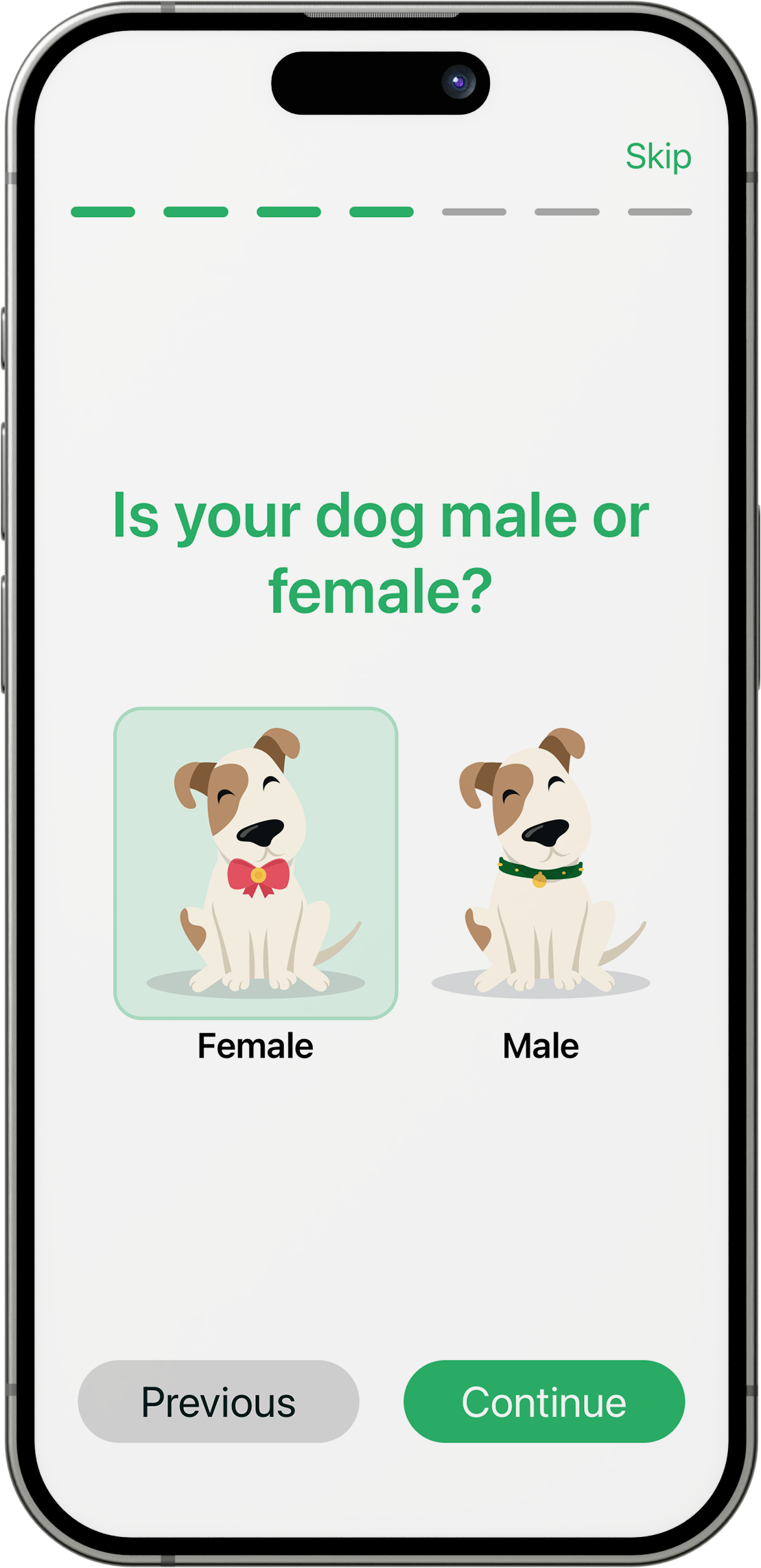 Step 1 app screenshot